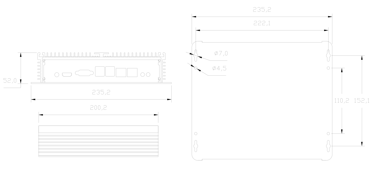 External Dimensions