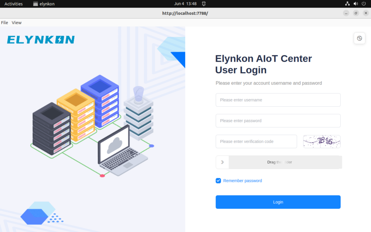 Service Login Page